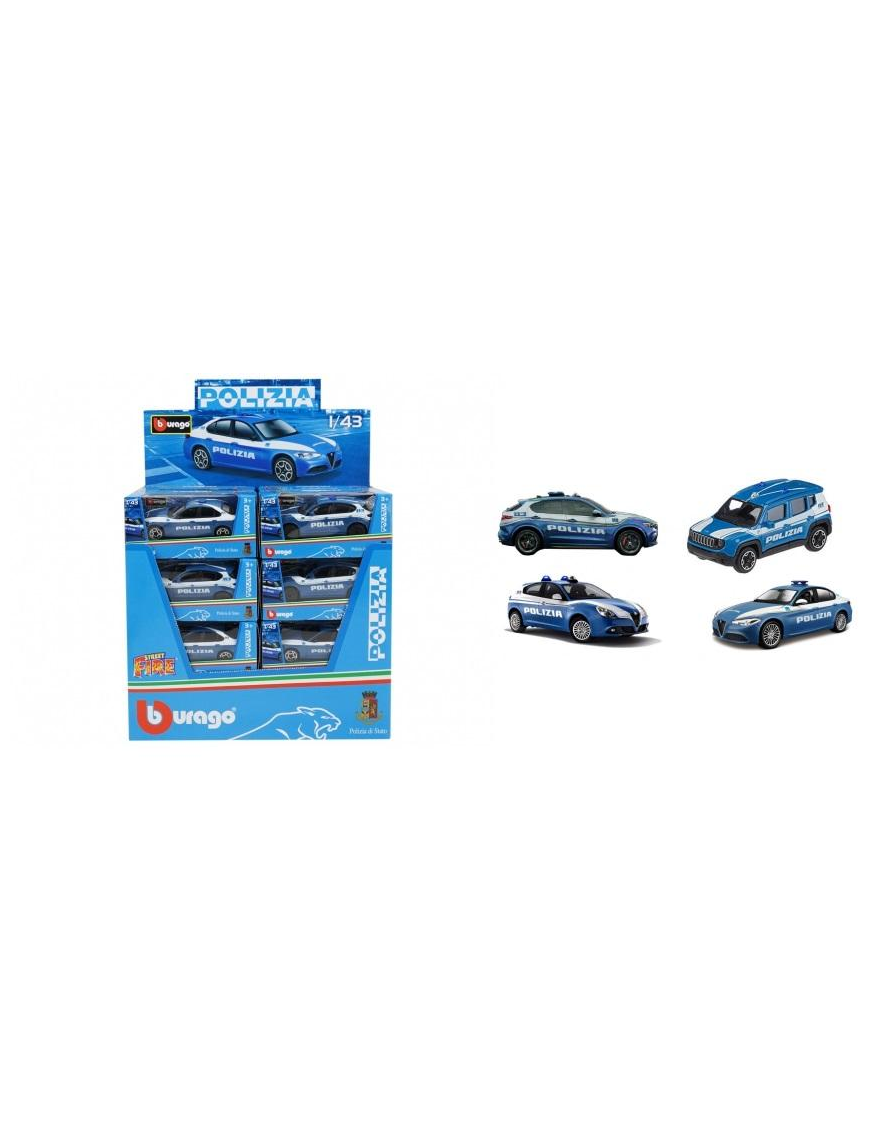 BURAGO SCALA 1:43 POLIZIA