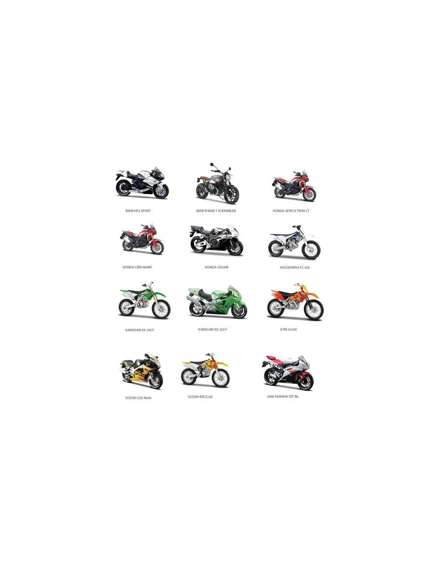 MAISTO 1:18 SCALE STREET MOTORCYCLE