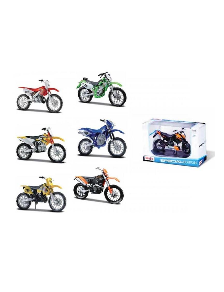 MAISTO SCALA 1:18 MOTO CROSS