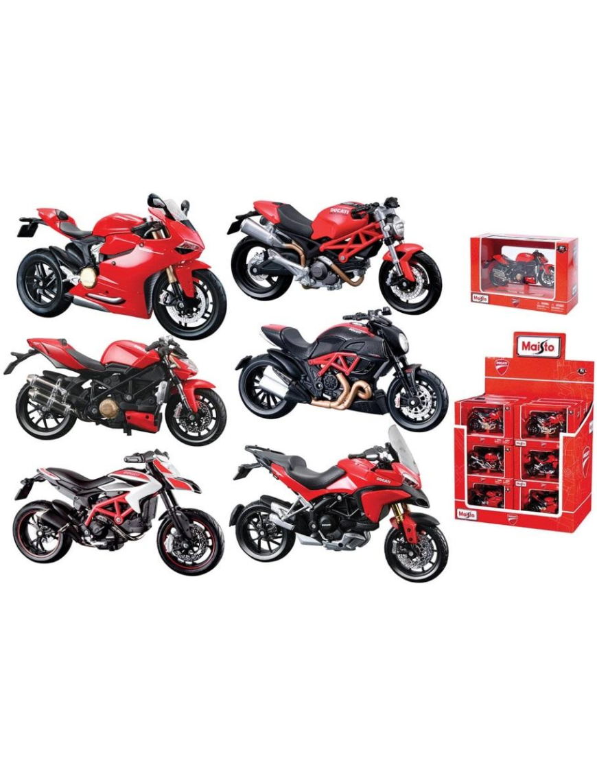 MAISTO SCALA 1:18 MOTO DUCATI