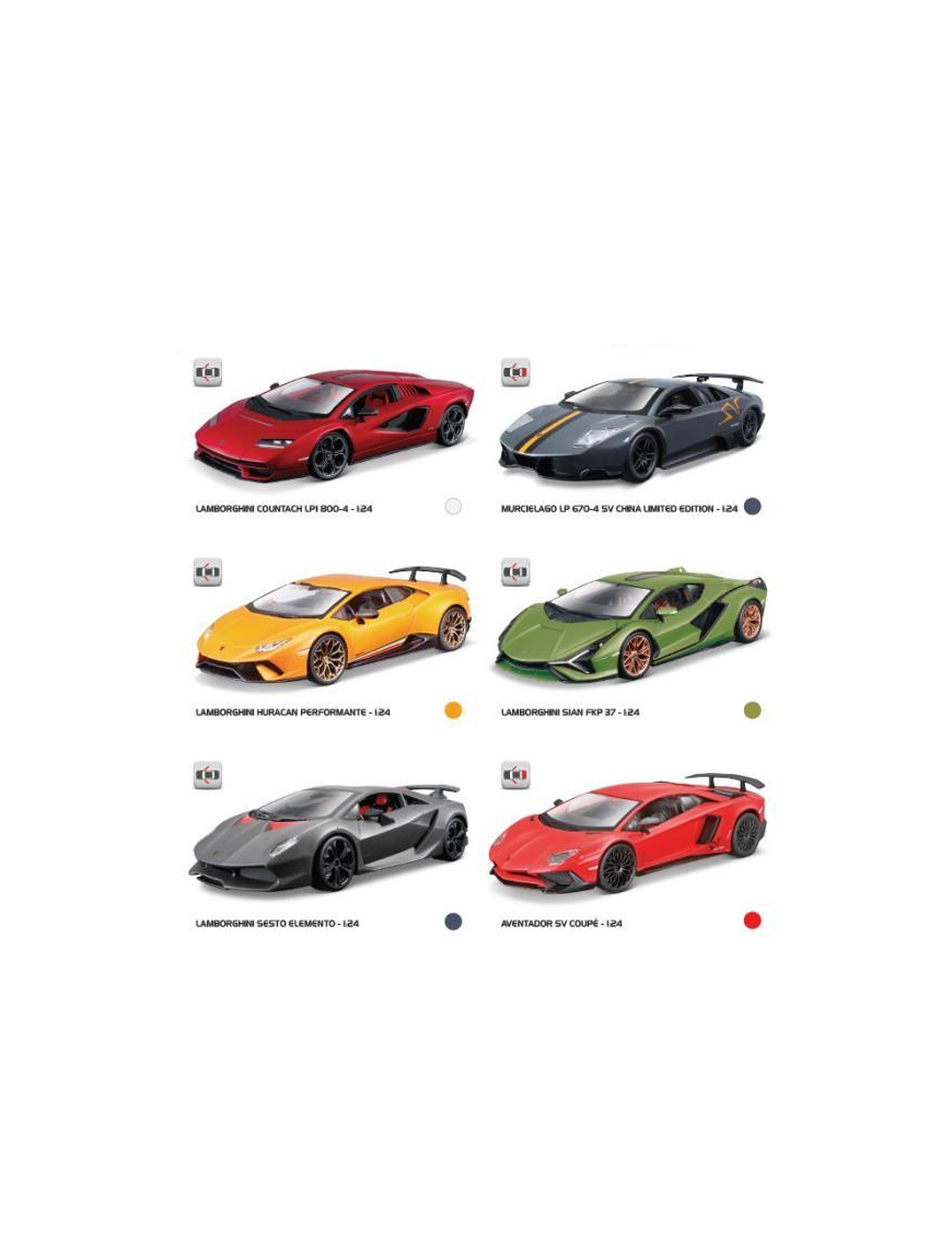 BURAGO SCALA 1:24 LAMBORGHINI