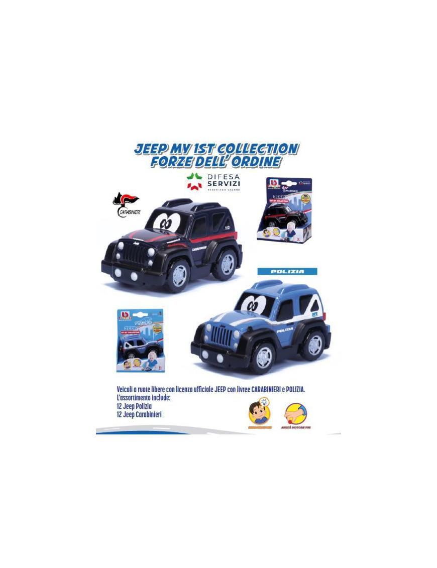BURAGO JUNIOR JEEP CARABINIERI E POLIZIA