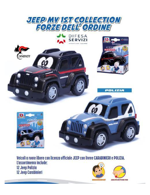 BURAGO JUNIOR JEEP CARABINIERI AND POLICE