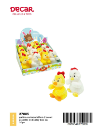 GALLINA 17  CM CARTOON