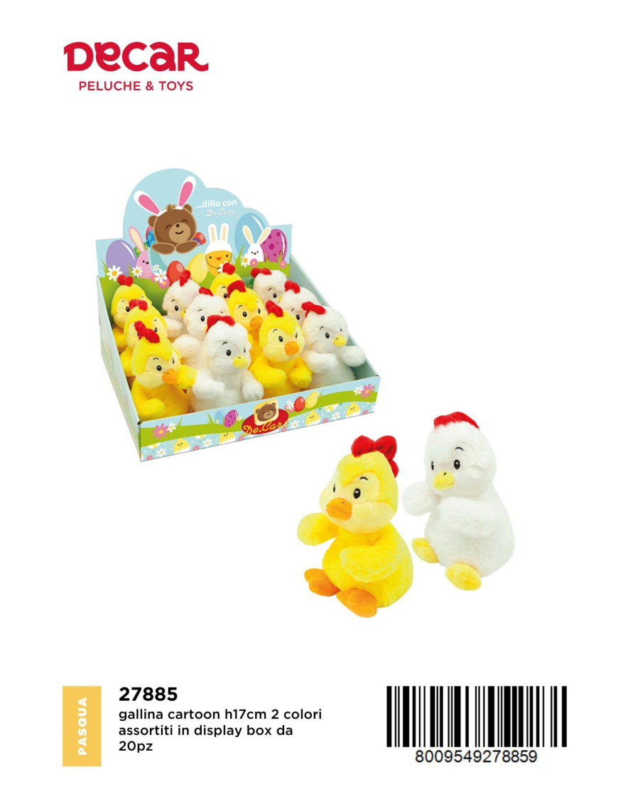 GALLINA 17  CM CARTOON