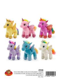 UNICORN PLUSH 25 CM RAINBOW