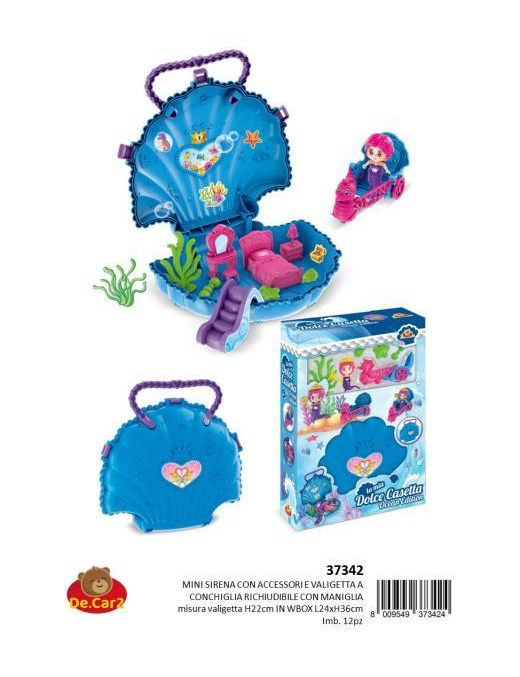 CONCHIGLIA CON MINI SIRENA