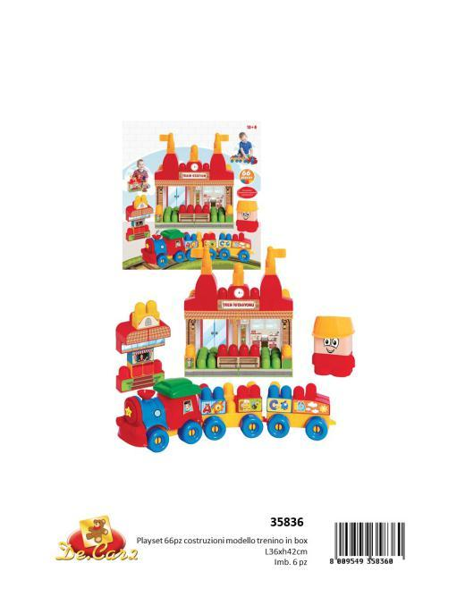 66 PIECE TRAIN CONSTRUCTIONS