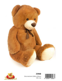 ORSETTO PELUCHE 130 CM CON FIOCCO