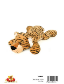 TIGER PLUSH TOY 100 CM LAID DOWN