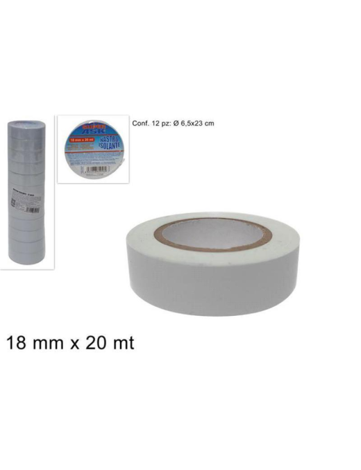 NASTRO ISOLANTE 20mt BIANCO