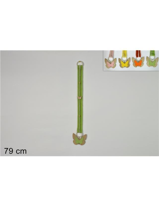 APPENDINO LEGNO FARFALLA 79cm CA010349$$