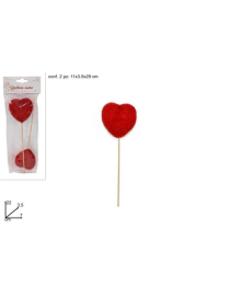 SPILLONE 22cm CUORE 2pezzi