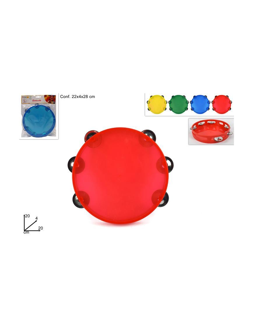 TAMBURELLO PLASTICA 20cm