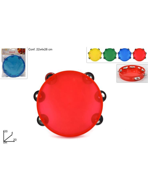 TAMBURELLO PLASTICA 20cm