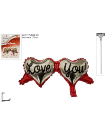 PALLONCINO CUORI I LOVE YOU