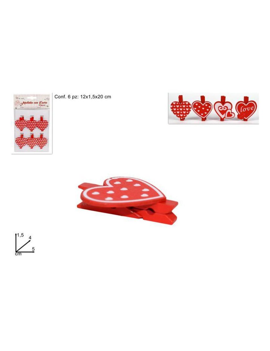 MOLLETTINE CUORE 6pezzi
