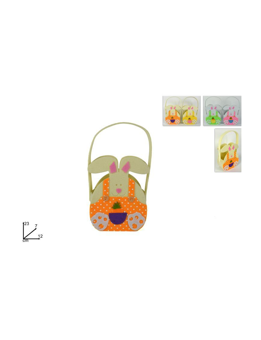 RABBIT HANDBAG 12x23 CM