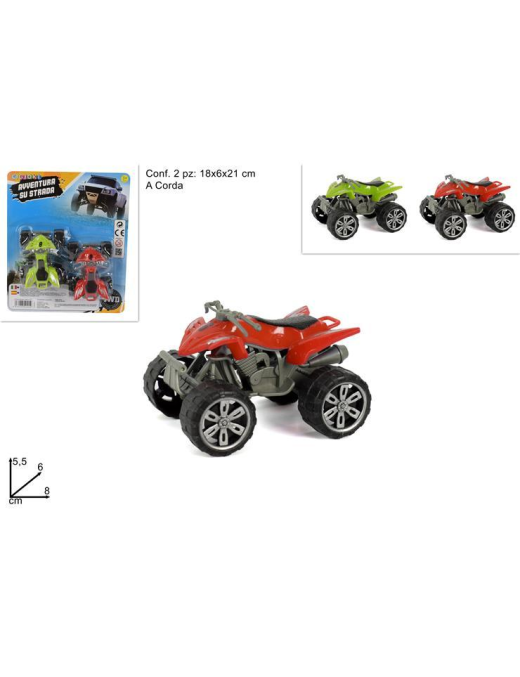 QUAD/MOTO A CORDA 2 PEZZI