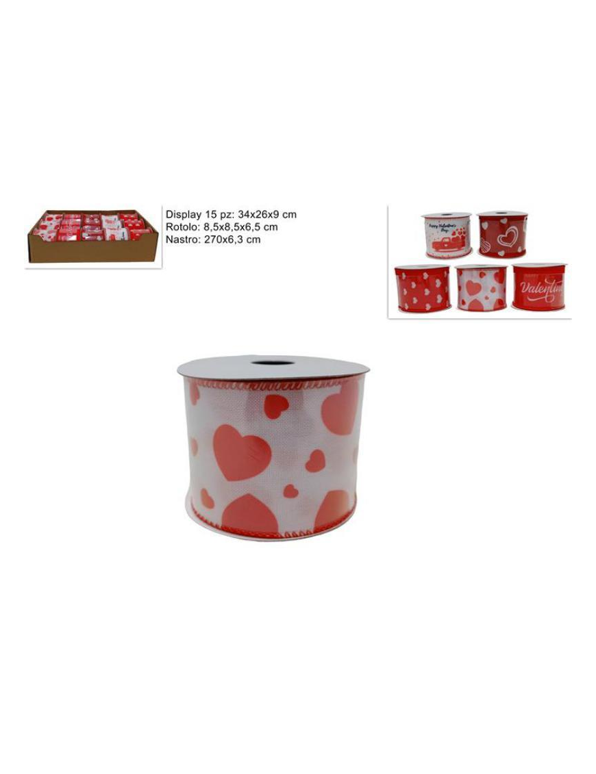 NASTRO SAN VALENTINO 6,3x270cm