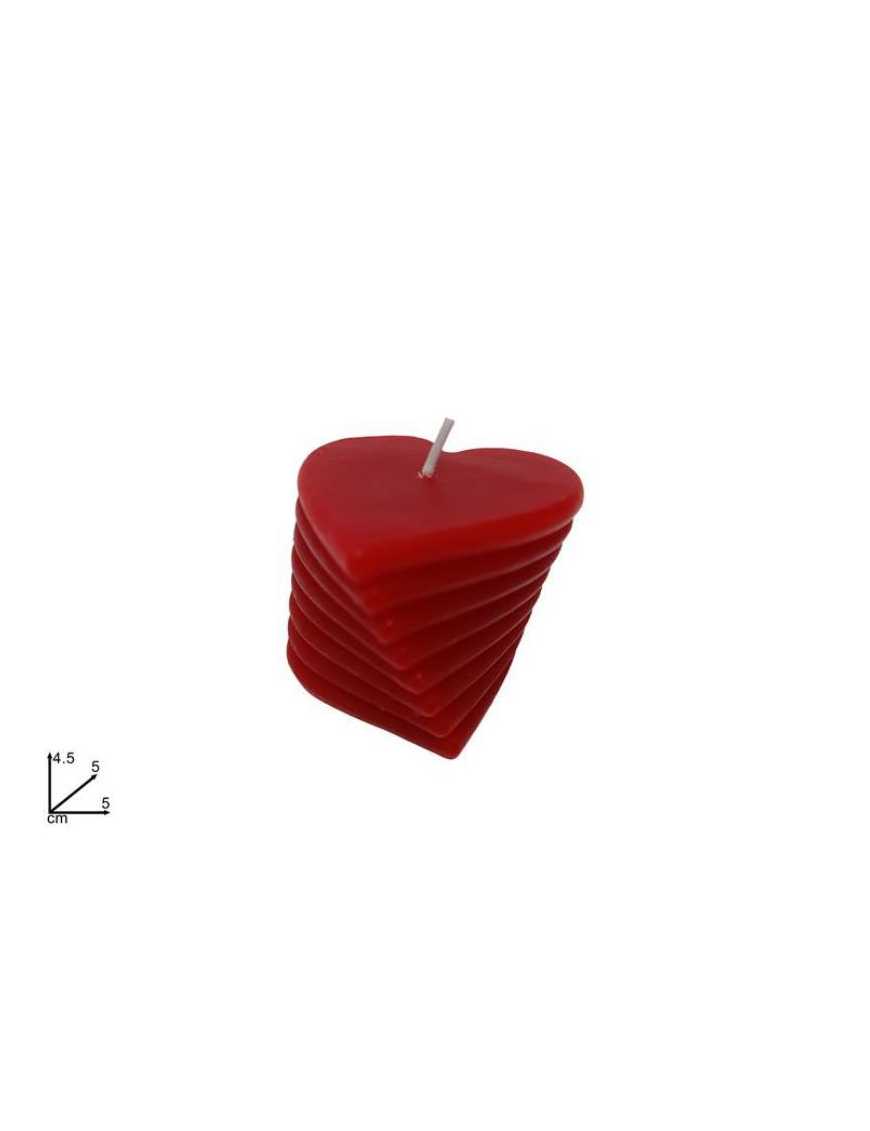 CANDELA CUORE 4,5cm