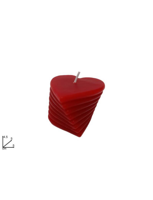 CANDELA CUORE 4,5cm