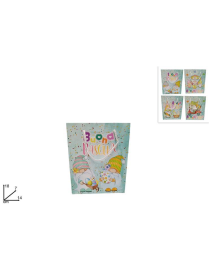 BUSTA REGALO BUONA PASQUA 14x18x7 CM