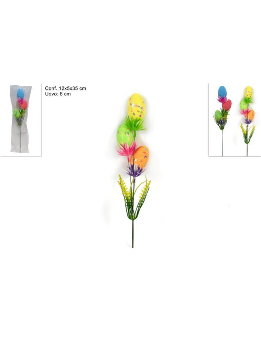 PIN 35cm WITH EGGS AND LEAVES