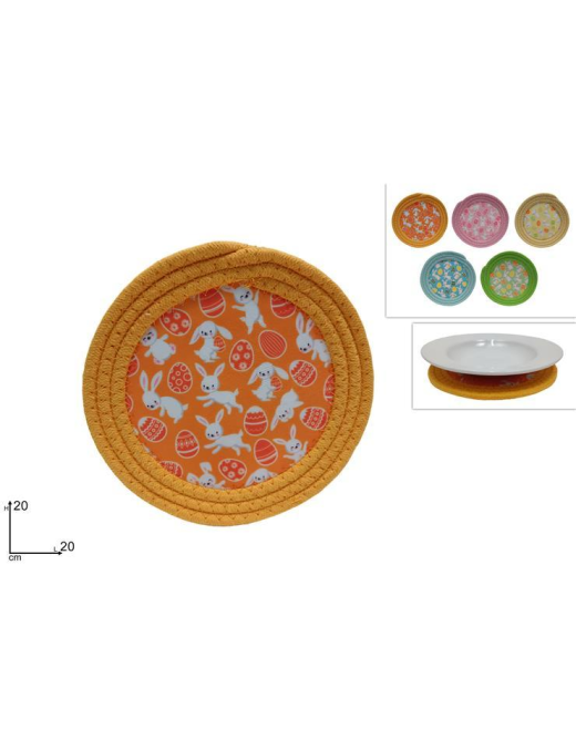 EASTER FABRIC CHARGER 20cm