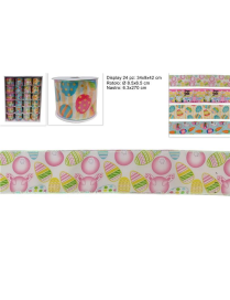 NASTRO 6,3x270 CM CON DECORAZIONI PASQUALI