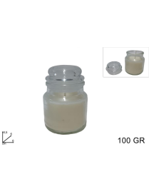 CANDELA PROFUMATA COTONE 100gr IN GIARA