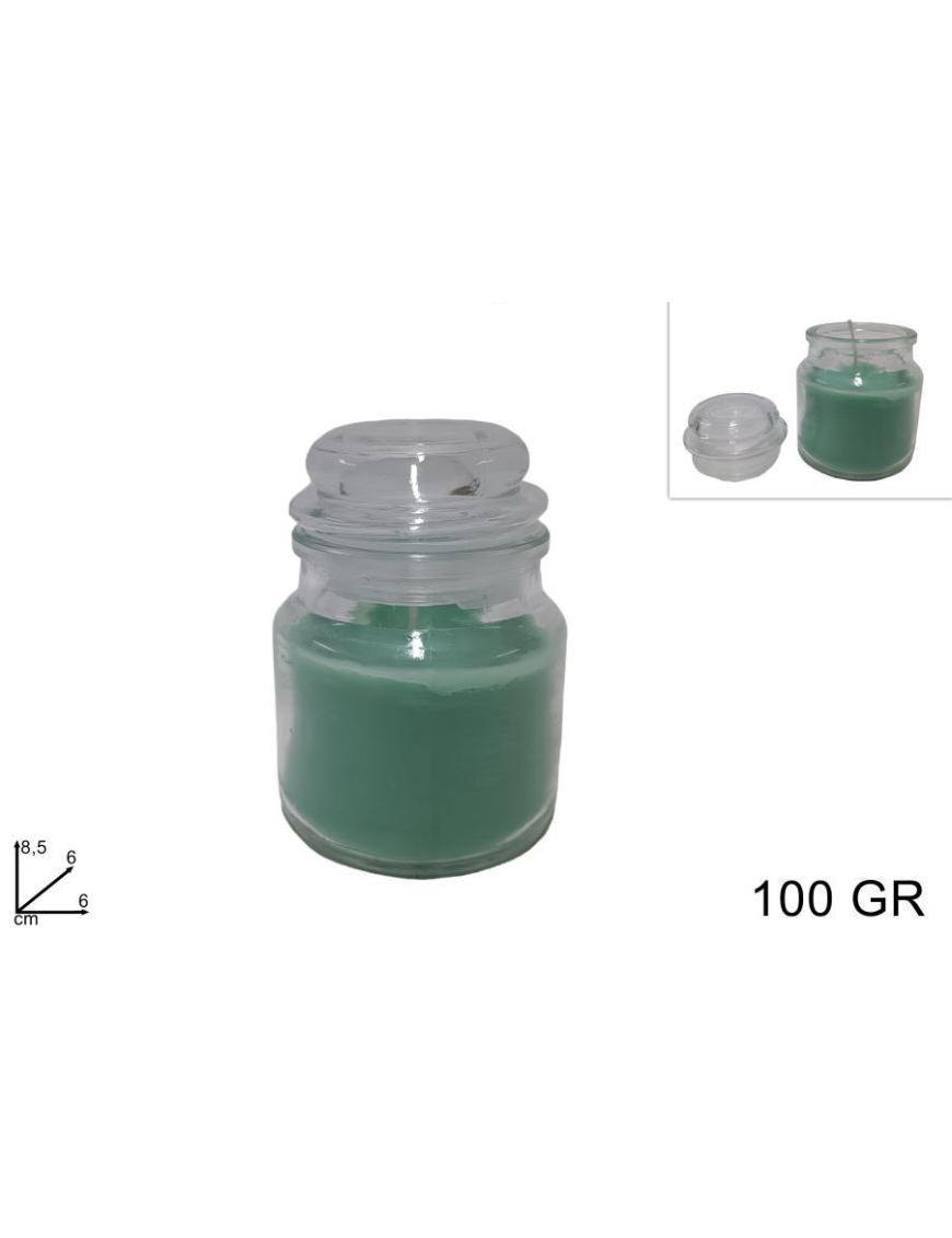 CANDELA PROFUMATA MELA 100gr IN GIARA