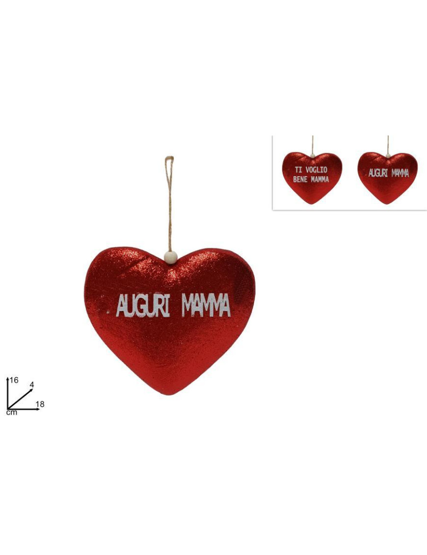 MOTHER'S DAY HEART HANGER 18cm