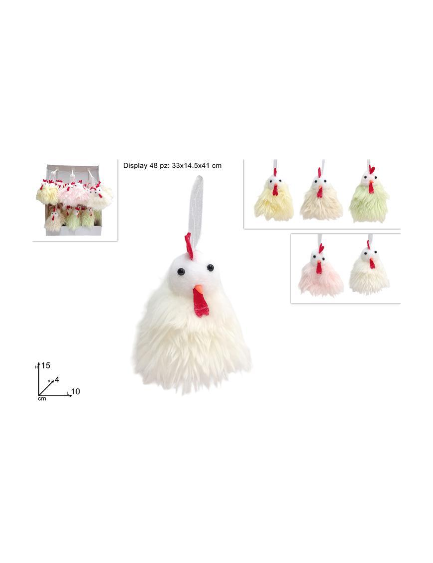 APPENDINO PELLICCIA GALLINA 15 centimetri