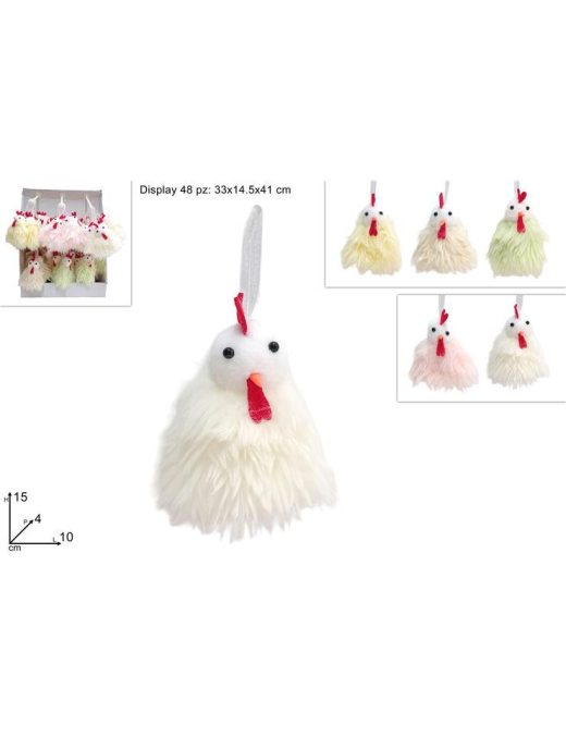 APPENDINO PELLICCIA GALLINA 15 centimetri