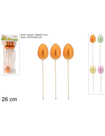 PIN 26cm POLISHED EGGS 3 pieces