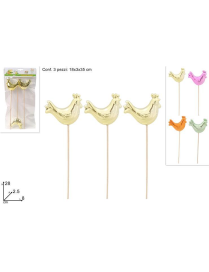 HEN PIN 28cm 3 pieces