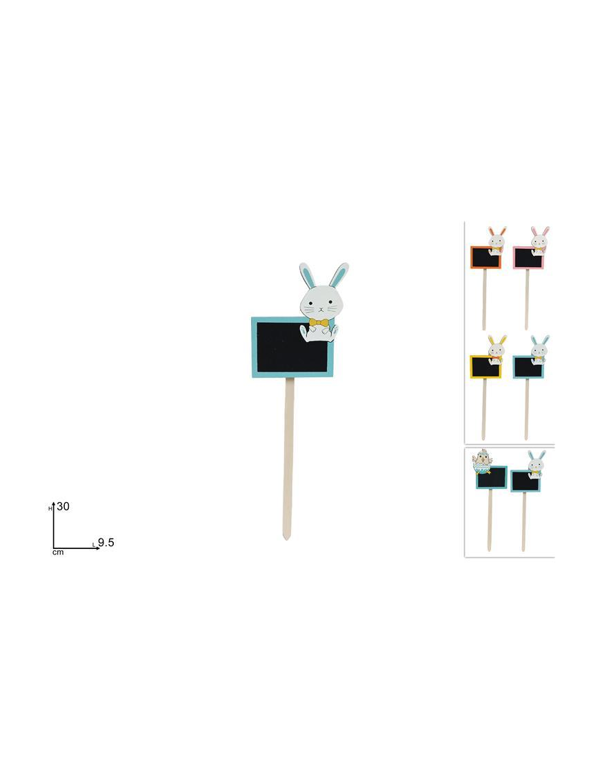 WOODEN STAKE with 30cm BLACKBOARD
