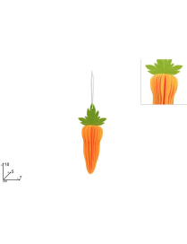 APPENDINO CAROTA 18 centimetri IN FELTRO