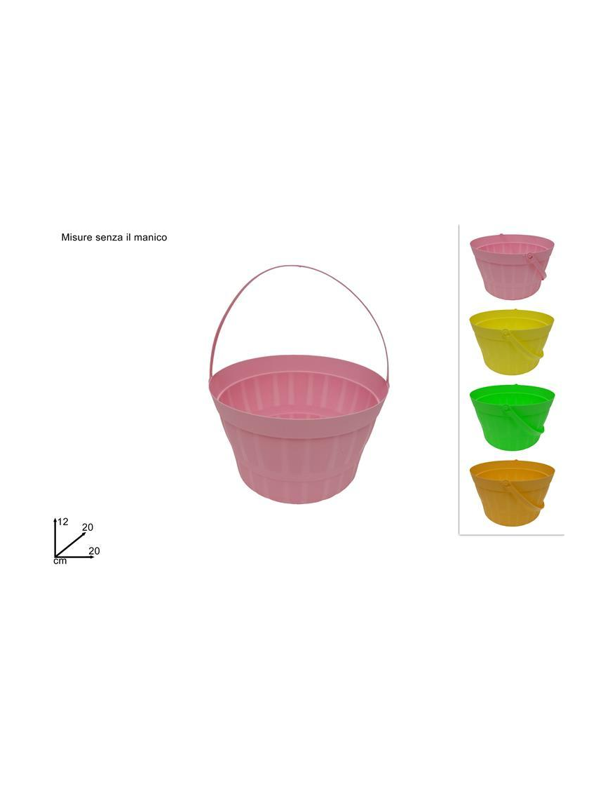 CESTINO PLASTICA 13 centimetri