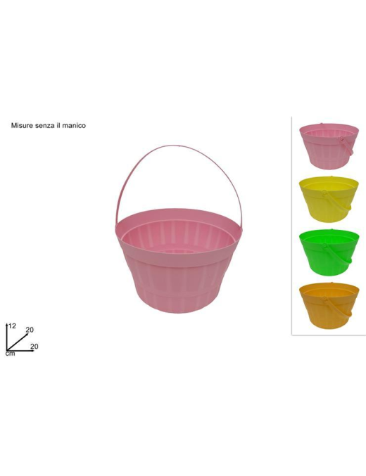 CESTINO PLASTICA 13 centimetri