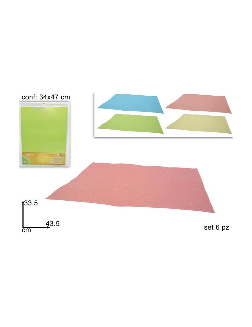 TOVAGLIETTE CARTA 33x43 centimetri 6 pezzi