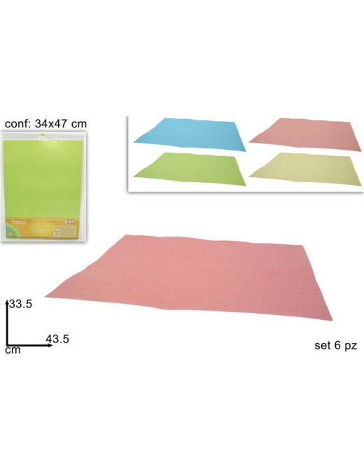 TOVAGLIETTE CARTA 33x43 centimetri 6 pezzi