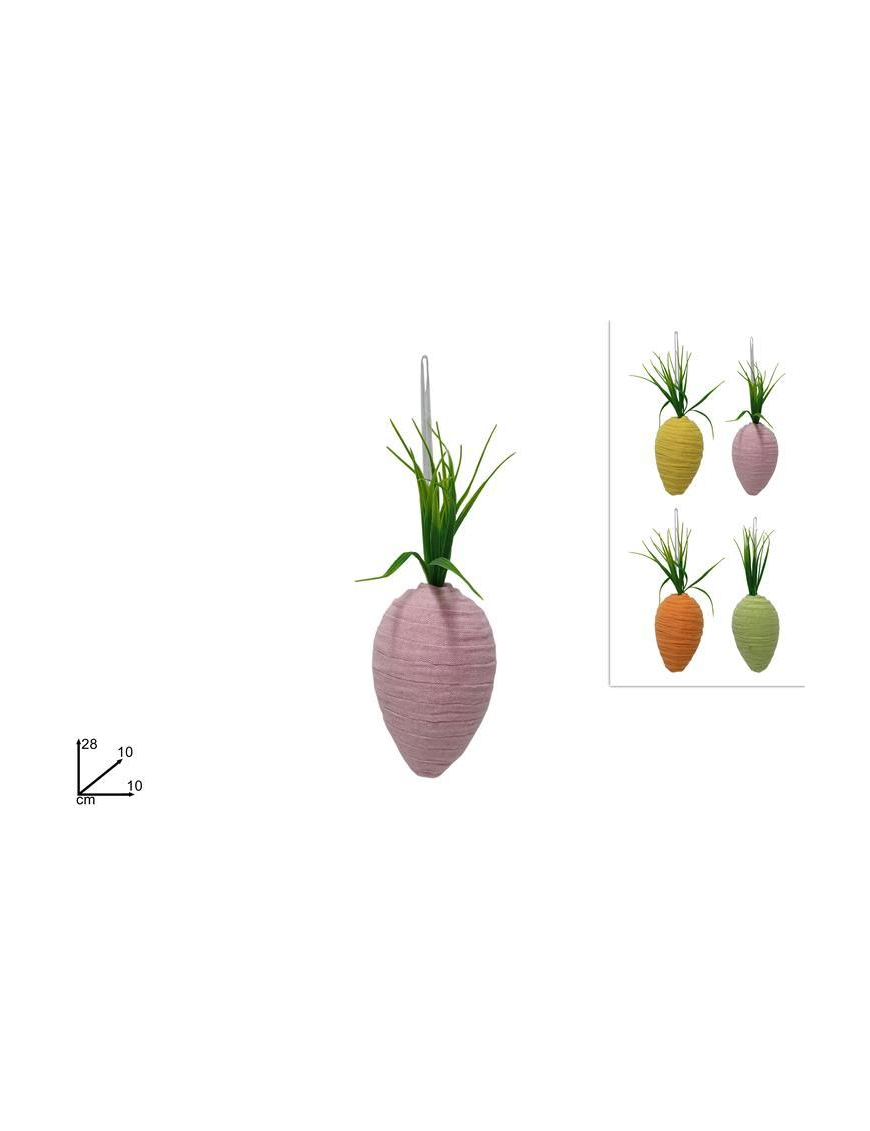 FABRIC CARROT HANGER 28cm