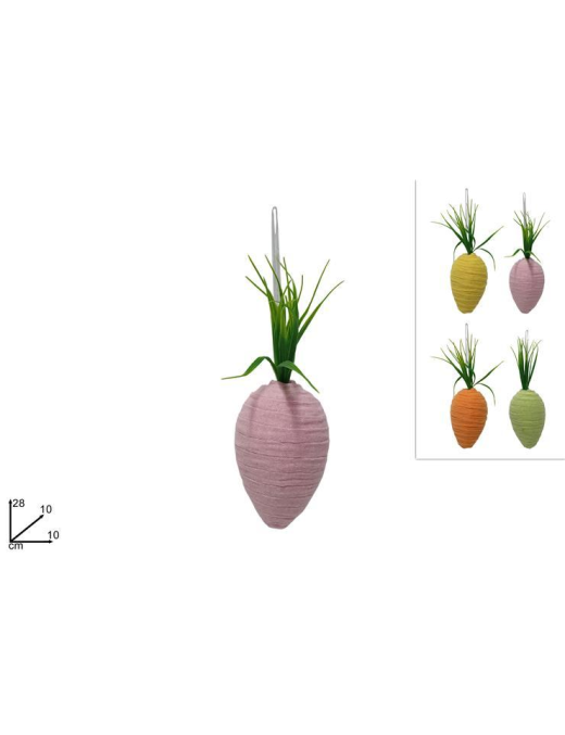 FABRIC CARROT HANGER 28cm