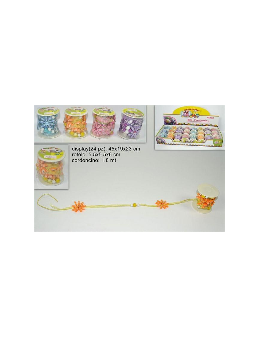 ROTOLO FILO C/FIORI ASS. GI004734 $$