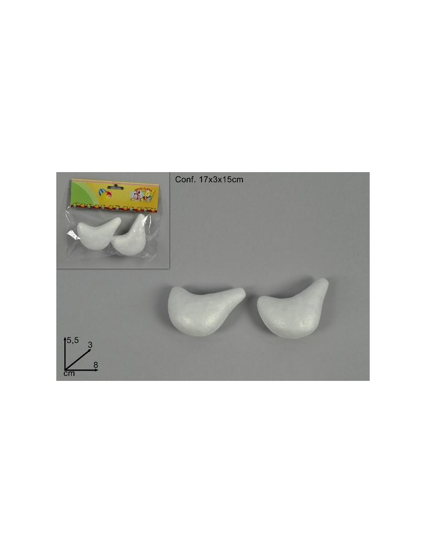 L.POLISTIROLO PULCINI 2pz 8cm JE004989