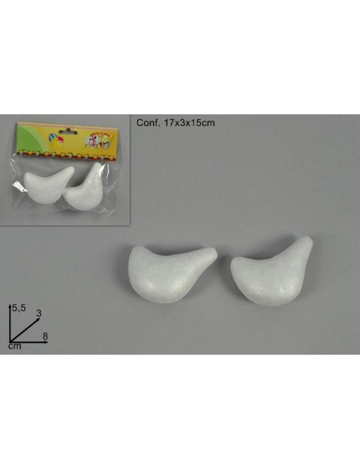L.POLISTIROLO PULCINI 2pz 8cm JE004989