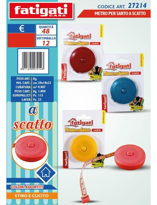 SNAP SEAMSTRESS MEASURE