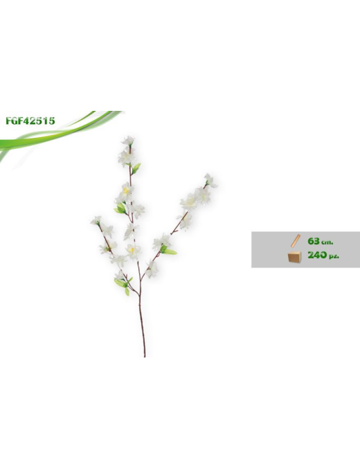 RAMO PESCO  63 CM BIANCO